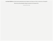 Tablet Screenshot of les-sans-hulotte.net